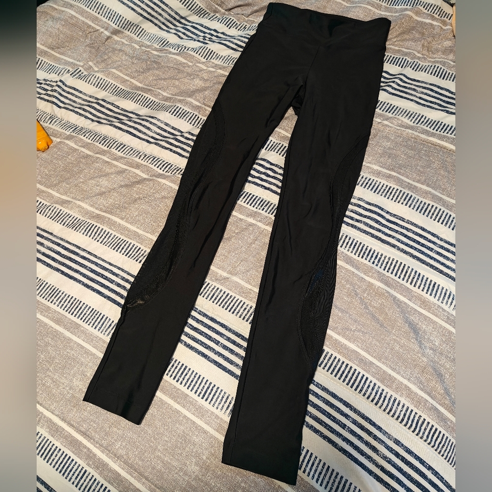 Koral blk mesh leggings